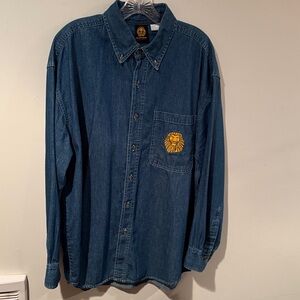 UNISEX Disney Blue Denim with Lion King Patch